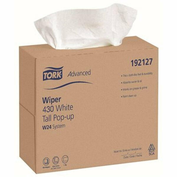 Sticky Situation Tork Wiper Paper 1 Ply Plus - White ST3765800